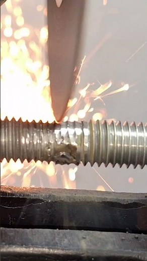 Thread Cutting with Angle Grinder