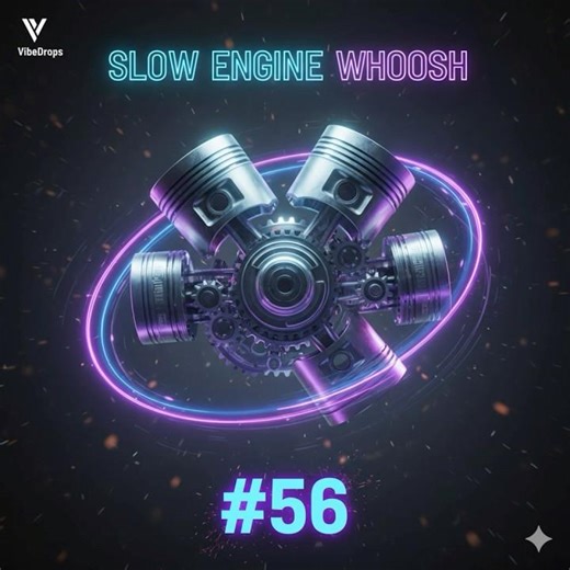 🚗 Slow Engine Whoosh Sound Effect 🔊 | Cinematic SFX | VibeDrops #56