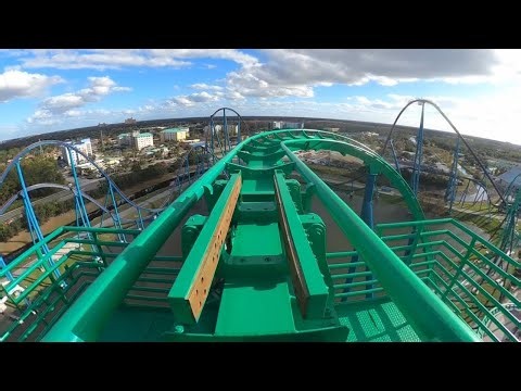 Kraken FULL RIDE POV 4K | SeaWorld Orlando