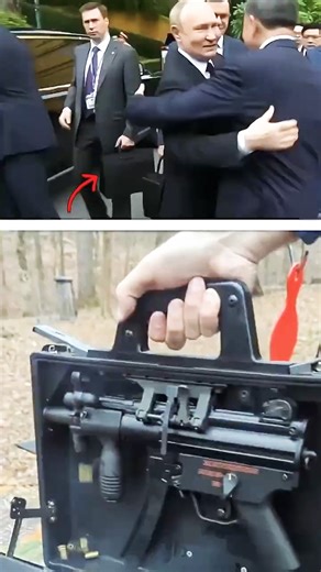 The briefcase carried by presidential security