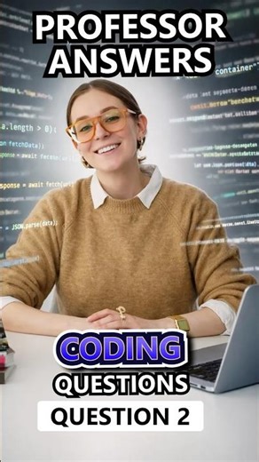 A computer science professor question 2.#Coding #Programming #ComputerScience #TechEducation #Shorts