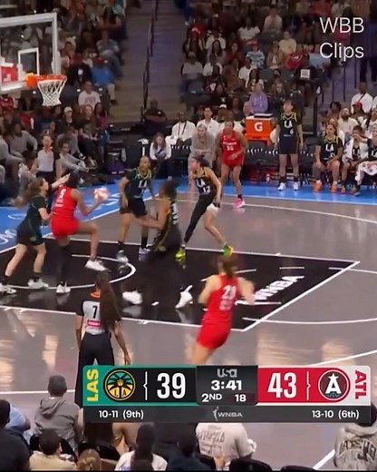 Angel Reese takes rebound length of court, spin move, baby hook