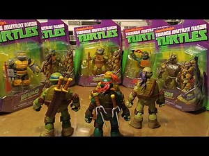TMNT 2012 reissue figures unboxing (kinda) and review