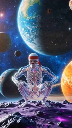 “What Happens If You Jump on Different Planets? #shorts #skeletonvideo #viral #fypシ゚viral
