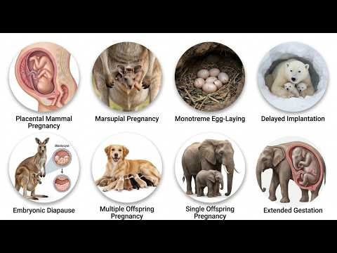 Every Mammal Pregnancy Type Explained