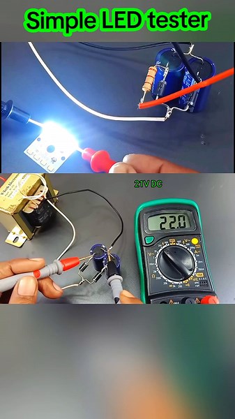 အလွယ်ကူဆုံး LED TESTER Simple LED tester #diyproject #diy #ledtester#fyp #foryou