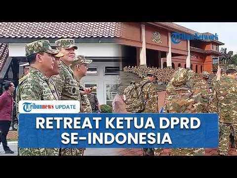 All Regional People's Representative Council (DPRD) Chairmen throughout Indonesia Attend a Retrea...