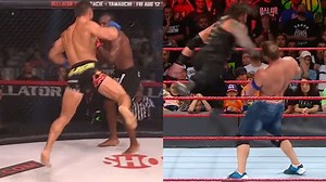 Un fighter de MMA revisite le Superman Punch de Roman Reigns