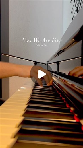 Jason Fertig on Instagram: "Gladiator - Now We Are Free / Honor Him full piano cover now on YouTube 🫶🏽 Every melody tells a story of love, honor and bravery. . . . #piano #calm #relax"