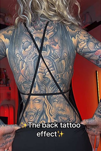 Stunning Back Tattoo Effects for Women