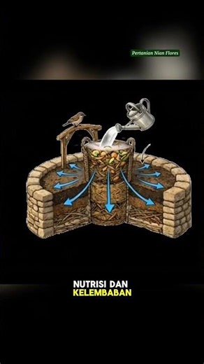 Keyhole Garden, Konsep Pertanian Terintegrasi || Pertanian Nian Flores #pertanian