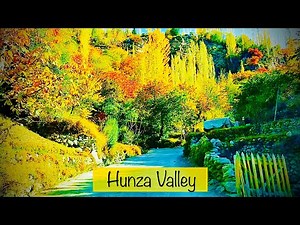 Hunza Valley in Autumn | Drone View