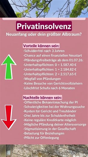 Privatinsolvenz. Neuanfang oder Albtraum?