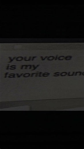 your voice is my favorite sound. ✦ nostalgic lofi