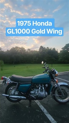 1975 Honda GL1000 Gold Wing Early Morning Ride #goldwing #motorbike #motorcycle