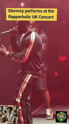 Stormzy performs at Rapperholic Concert in London