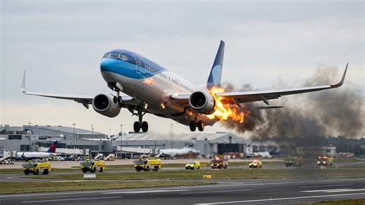 Engine explosions that turned two departures into emergencies