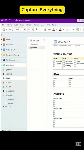 How to Build a Second Brain with Microsoft OneNote Part03 - Productivity Tips