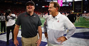 Nick Saban, Kirby Smart address head-to-head record ahead of SEC Championship Game: 'We don't dog each other'