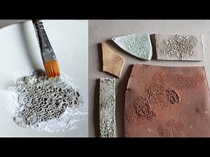 A simple trending pottery technique | baking soda & vinegar