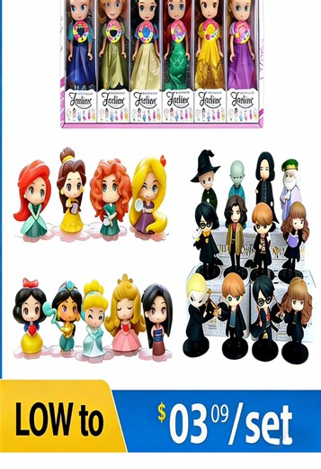 Low to $3.09 Princess set #princess #harrypotter #figurine #chinafashion #collections