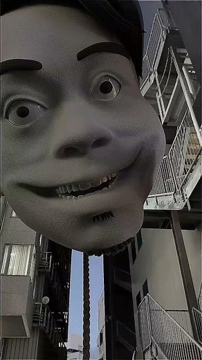 Stuck Balloon Head - Junji Ito the Hanging Balloons in real life #junjiito #hangingballoons #creepy