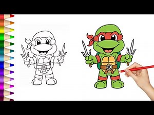 How to Draw Raphael | Teenage Mutant Ninja Turtles Art