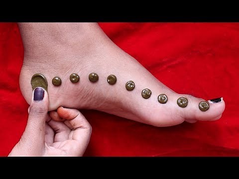 dot mehndi design for legs by finger || legs henna mehndi designs by finger || mehndi design tricks