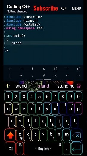Random ID Generator in C++ 🔥 rand() & srand() Use #shorts #cpp