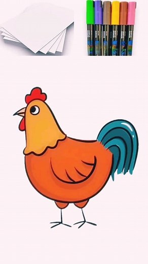 "Master the Rooster with Ease! 🎨 Fun Drawing Methods for Kids 🐓✨"😍 #MasterTheRooster #FunDrawingForKids #KidsArt #CreativeKids #DrawingMethods #ArtForChildren #RoosterArt #KidsCreativity #ArtActivities #FamilyFun #fbviralreelsfypシ゚viral #highlighteveryone | Kamran Laskar