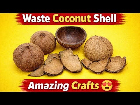 Best Out of Waste Competition Idea | Coconut Shell Craft DIY | Waste to Best Craft