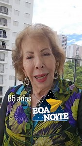 85 anos. Boa noite ! Feliz final de semana!. #lookoftheday #instalook😎 #inspiration #inspiração #longevidadeativa @longidade@longevidade_expo_forum @ativa.60mais @institutodelongevidade_ @geriatriageronto.unifesp | Cleide Almeida
