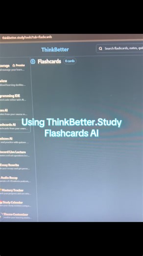 Ai study tools - part 1. thinkbetter.study #education #collegetips #collegehacks #ai #dailyhacks