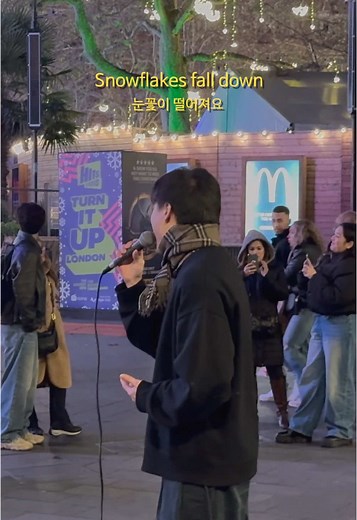 Korean Singer Covers BTS Spring Day in London