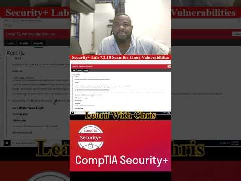 🔐 Security+ Lab 7.2.10 — Scan for Linux Vulnerabilities