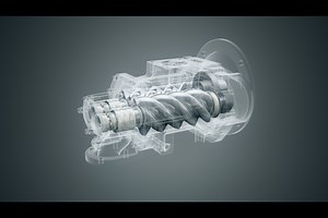 Air Compressor // CGI Animation - Visual Motif Ltd .