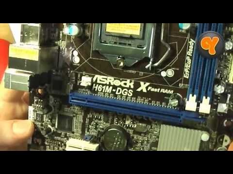 First Look: ASRock H61M-DGS µATX Micro ATX Mainboard (Sockel LGA1155 / Intel H61 / DDR3 / SATA2 3Gb)