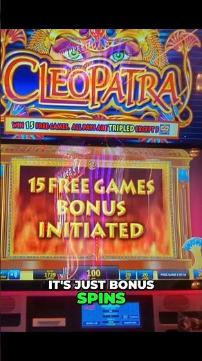 Cleopatra Slots: Free Games Bonus! Will It Be Epic or Just Spins? #shorts