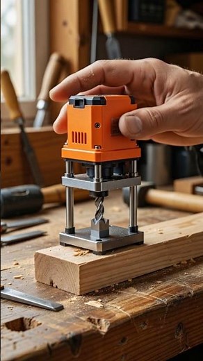 So Small… Yet It Makes PERFECT Square Holes? 😳🔥 #minitools #toolreview #shorts