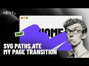 Next JS Page Transitions Just Got a Whole Lot Cooler (SVG Domination)