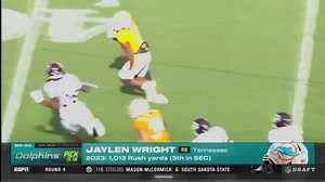 The moment Jaylen Wright joined the Miami Dolphins! 📺 » 2024 #NFLDraft | April 25-27 on NFLN/ESPN/ABC #NFLVols | #GoFins | Tennessee Football