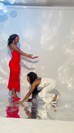 Joyful Dance Challenge in Red and White