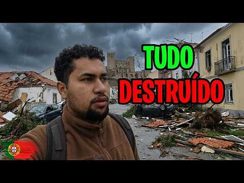 Sobrevivi a um Tornado em Portugal | Como Ficou Leiria 🇵🇹