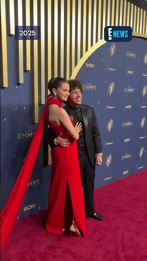 We can’t help but love Selena Gomez and Benny Blanco’s red carpet debut from the 2025 #Emmys. 🥹