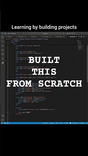 Starting web development from zero. #codingjourney #beginner