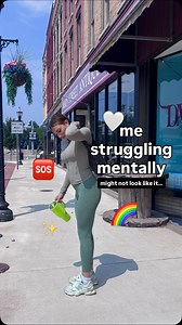 honestly, this is hilarious but… For real, some weeks feel heavier.. And from the outside? You’d never know. I’m still smiling. Still doin laundry. Still showing up for the workouts. Still playing outside and making sure there aren’t crumbs on the floor. Still “being a good mom.” But mentally? There can be hard battles. The comparison online, thinking my content sucks. The wondering if I’m doing enough. The guilt for feeling overwhelmed when I “should be grateful.” The voice that creeps in at th