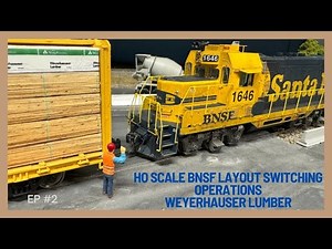Local Switching! HO Scale Model Railroad BNSF Layout