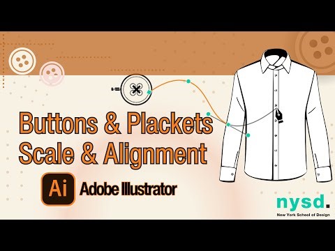 Digital Fashion Design | Ep 10: Designing Buttons in Adobe Illustrator | Perfect Scale & Align Tips