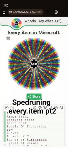 Spedruning every Minecraft item pt2