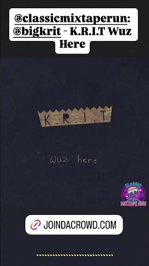 @ClassicMixtapeRun: Big Krit - K.R.I.T Wuz Here